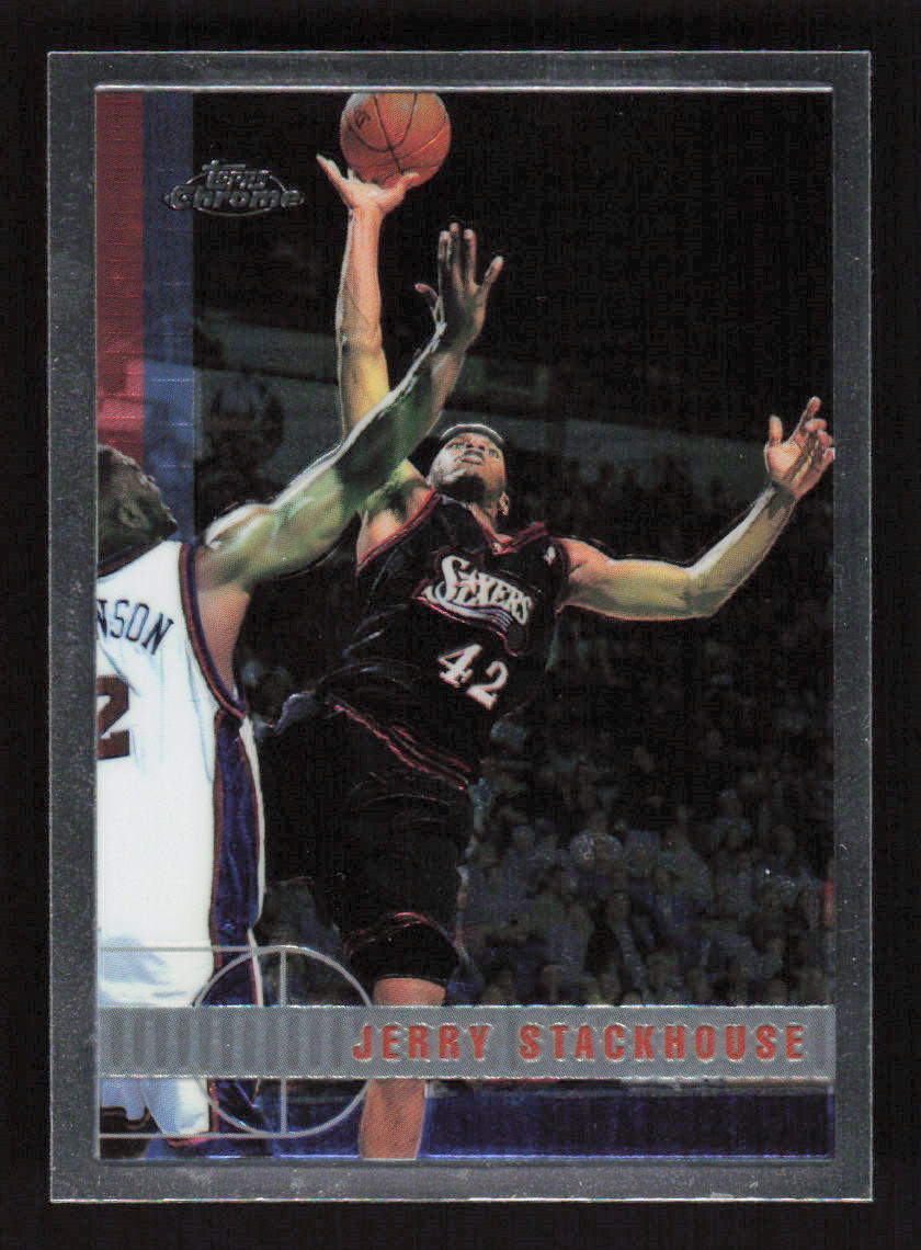 1997-98 Topps Chrome #204 Jerry Stackhouse Philadelphia 76ers
