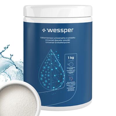 Universal Entkalker Pulver 1kg   Wessper für Haushaltsgeräte, schnell & effektiv