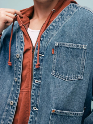 NEW* Size XXL - LEVIS Mens Union Engineer Jacket Denim Cardigan