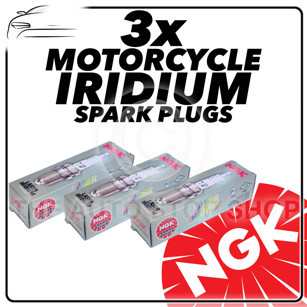 3x NGK Spark Plugs for MV AGUSTA 800cc F3 13- No.92579