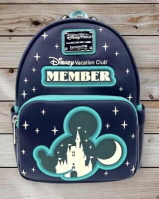 disney vacation club loungefly mini backpack New Disney Parks Loungefly Vacation Club Resort DVC Member Backpack