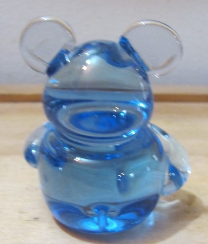 VTG BLUE ARTGLASS BEAR - Picture 3 of 4