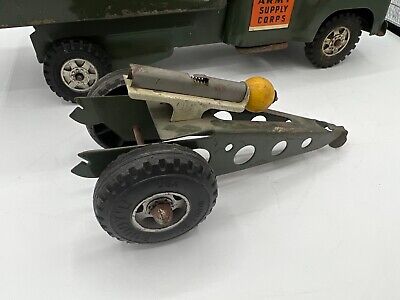 VINTAGE Buddy L Army Supply Corps Truck and Cannon - Truck VINTAGE Buddy L Army Supply Corps Truck and Cannon - Truck