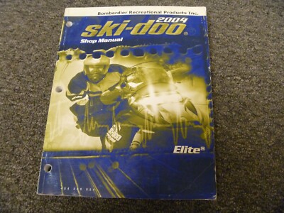 2004 Bombardier Ski-Doo Elite SE Snowmobile Shop Service Repair Manual