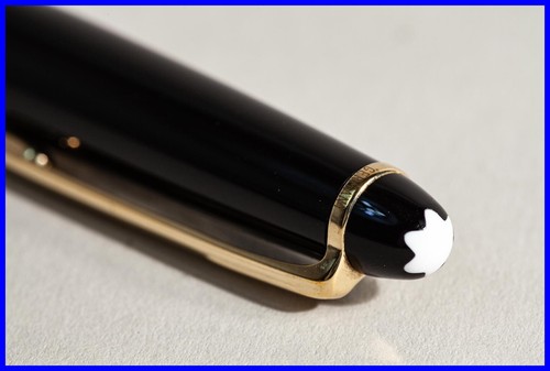 Montblanc Meisterstück 164 Rollerball Pen Black & Gold - New Refill - Picture 3 of 5