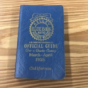 Kelley Bluebook March-April 1955 California