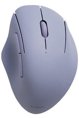 ELECOM SHELLPHA Bluetooth Maus Ergonomisch Silent Click 18 Monate Akkulaufzeit