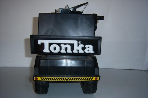 Tonka Mighty Diesel Crane Truck Diesel 1990's Pr Steel A Very Nice Toy 18 " Long - Picture 4 of 7