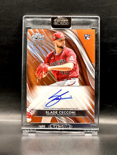 2024 Topps Chrome Black Slade Cecconi Rookie Orange Auto 17/25 Diamondbacks RC