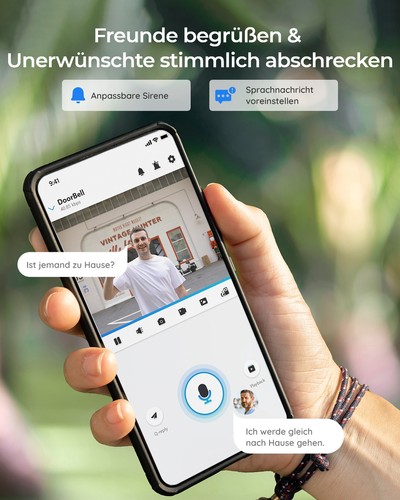 Reolink Sonnette Vidéo WiFi Filair Intelligent 2K+ Chime Video Doorbell WiFi - Afbeelding 6 van 13