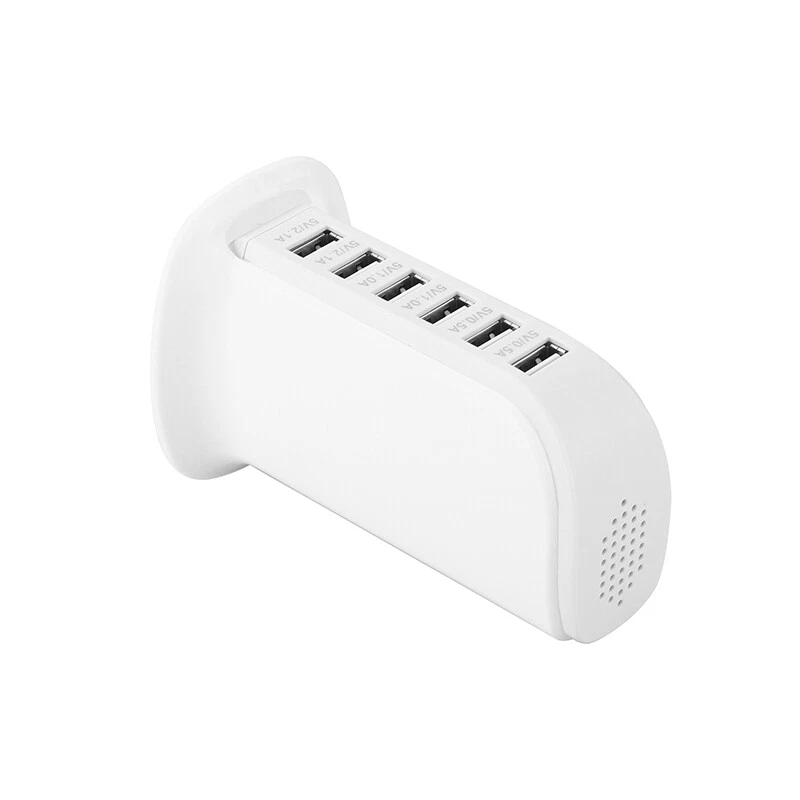 6 Ports Multi Port USB Hub Charger Fast Charging Station Power Adapter US STOCK
