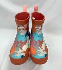 New Hunter UK1 Boy 2 Girl 3 Big Kids Water Camo Short Rain Play Boots