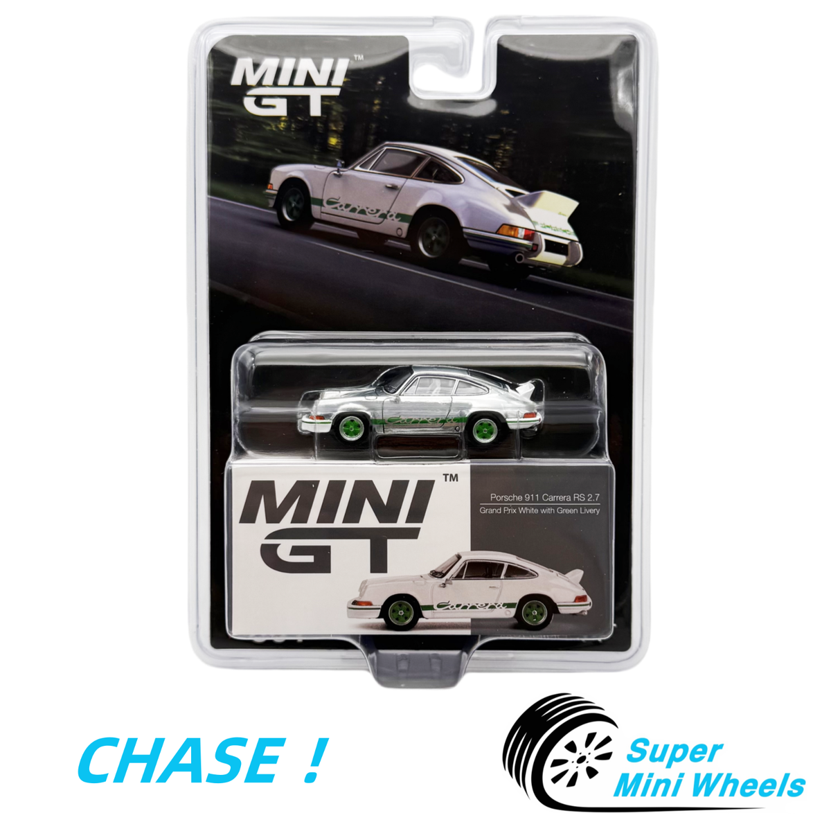 ミニカー MINI GT Porsche 911 Carrera RS 2.7 chase CHASE ! Mini GT 1:64 Porsche 911 Carrera RS 2.7 Grand Prix