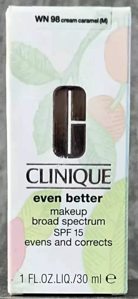 Clinique Even Better Makeup Broad Spectrum SPF 15 NEW SEALED WN 98 Cream Caramel - Image 2 of 4