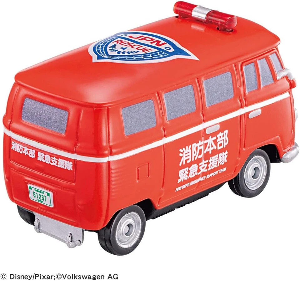 Takara Tomy Tomica Disney Cars C-19 Fillmore (Fire Command Vehicle Type) - Image 3 of 3