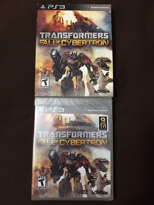 TRANSFORMERS  FALL OF CYBERTRON  (PS3 , 2012) NEW