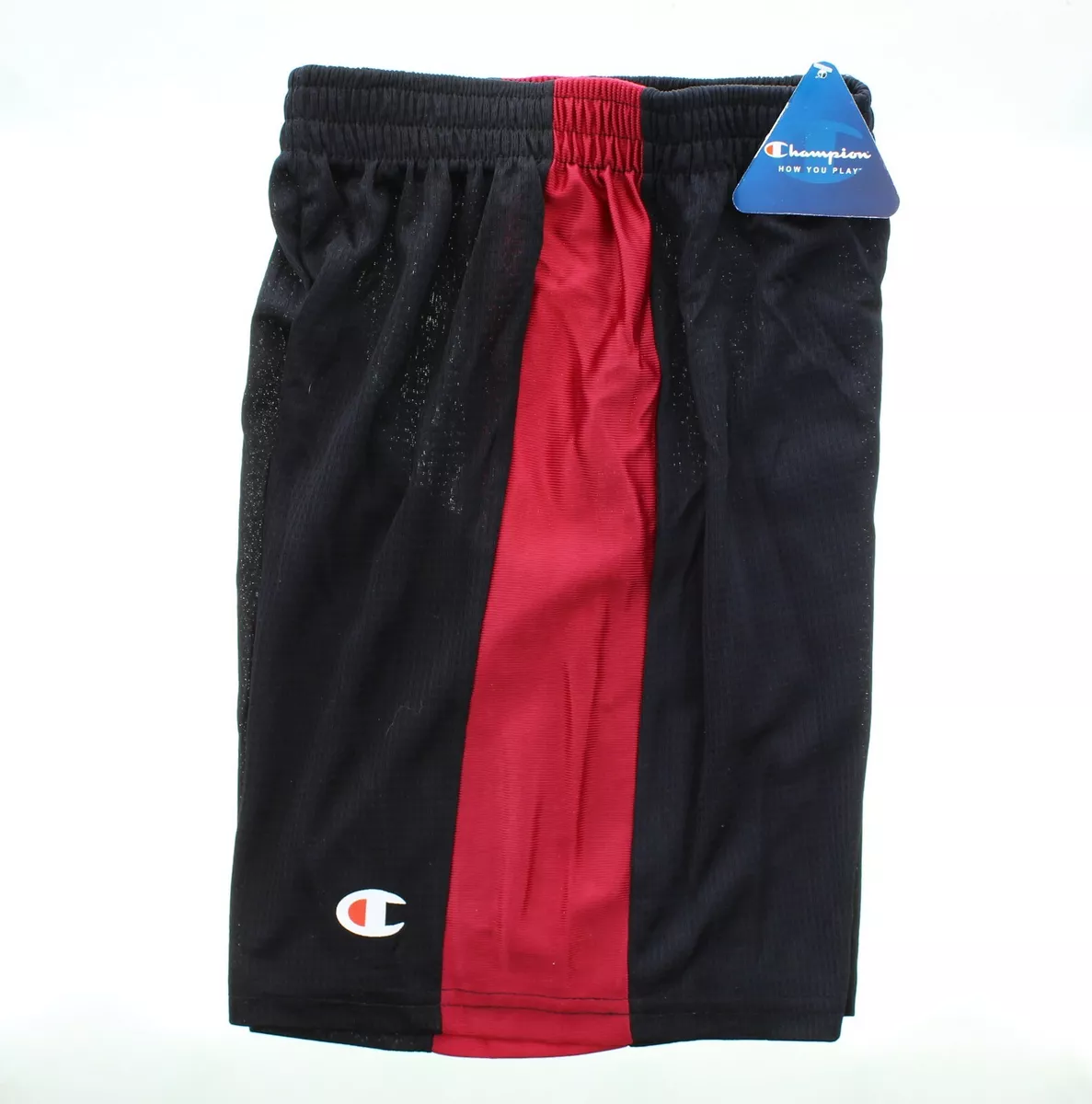 Champion Boys Mesh Shorts Youth Athletic Activewear Apparel Black