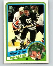 1984-85 O-Pee-Chee #80 Mike Zuke  Hartford Whalers V63961