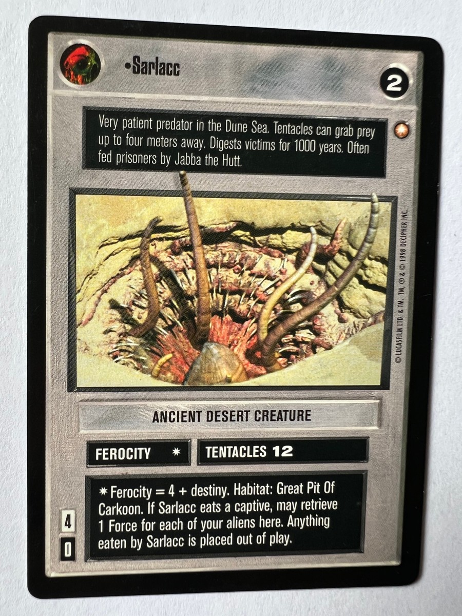 Decipher Star Wars CCG Special Edition Sarlacc BB DS SWCCG LP/NM