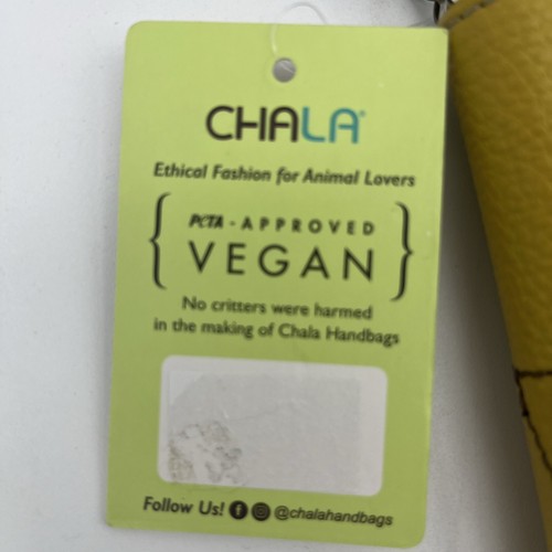 CHALA Mustard Yellow Llama Zippered Vegan Leather Wristlet Wallet - NEW! - Picture 3 of 11