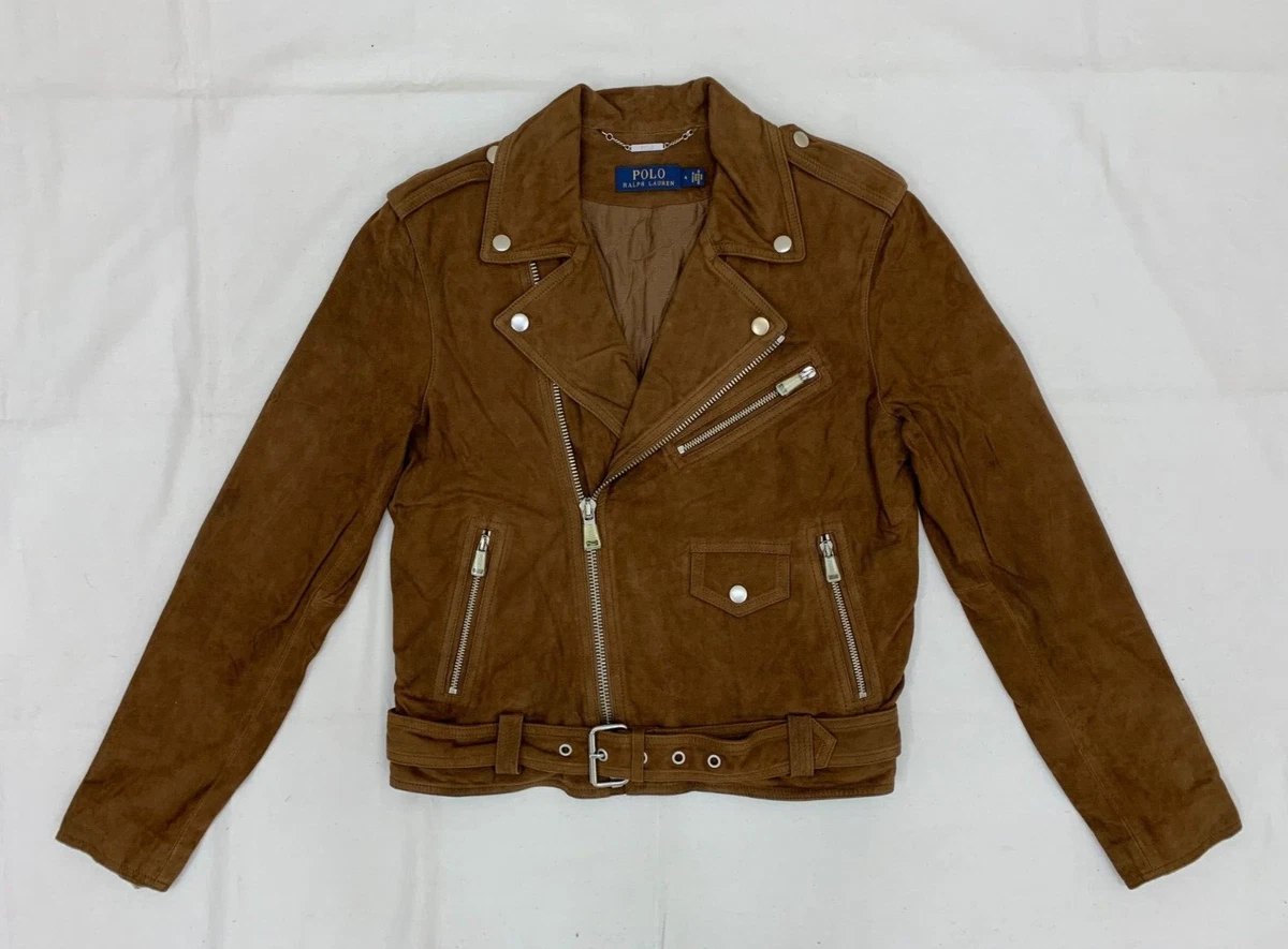 Ralph lauren suede jacket womens sale