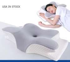Cervical Memory Foam Pillow for Neck Pain Relief Ergonomic Neck Support Pillows