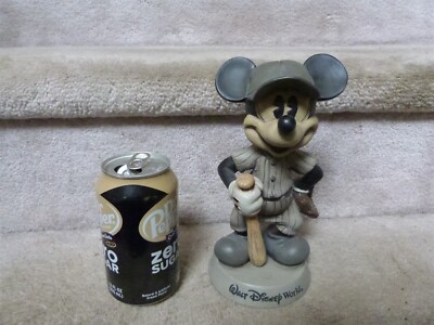 Walt Disney World Mickey Mouse Baseball Player Bobblehead - Bobble