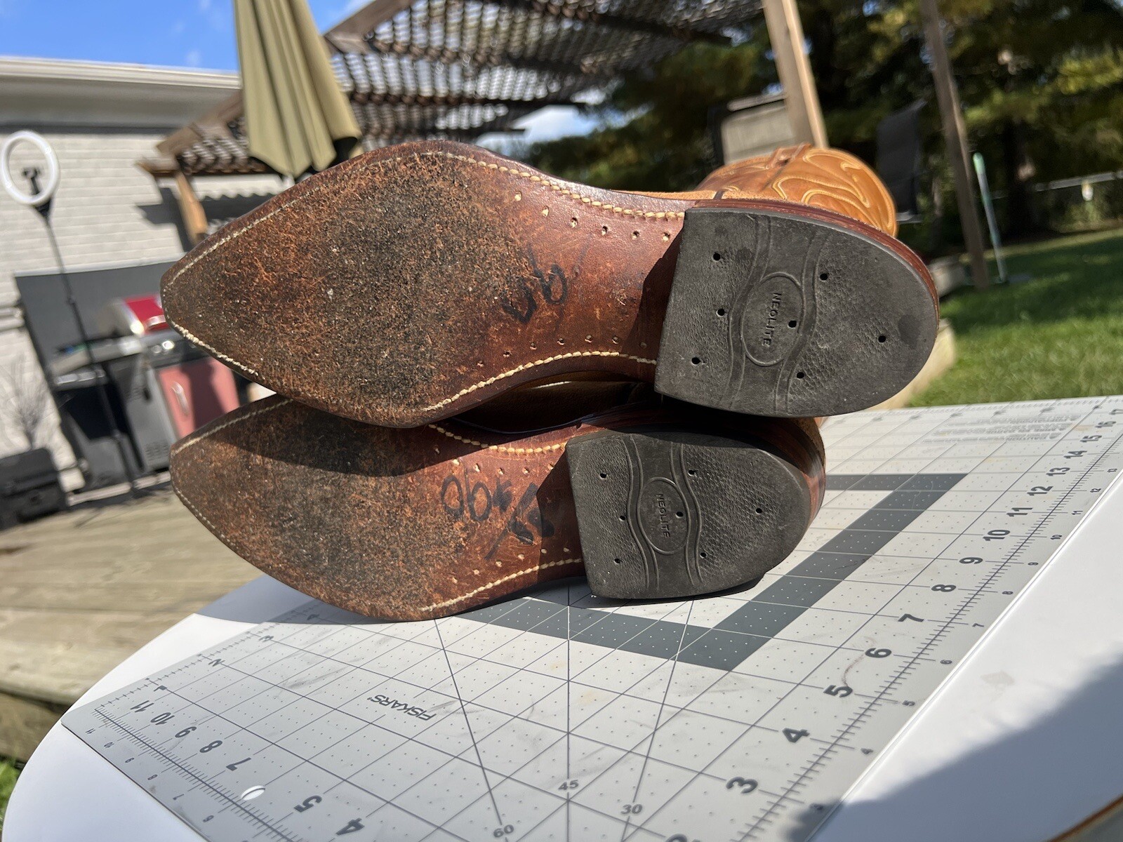 Acme 11D Tan Roughout Men’s Vintage Cowboy Boots eBay