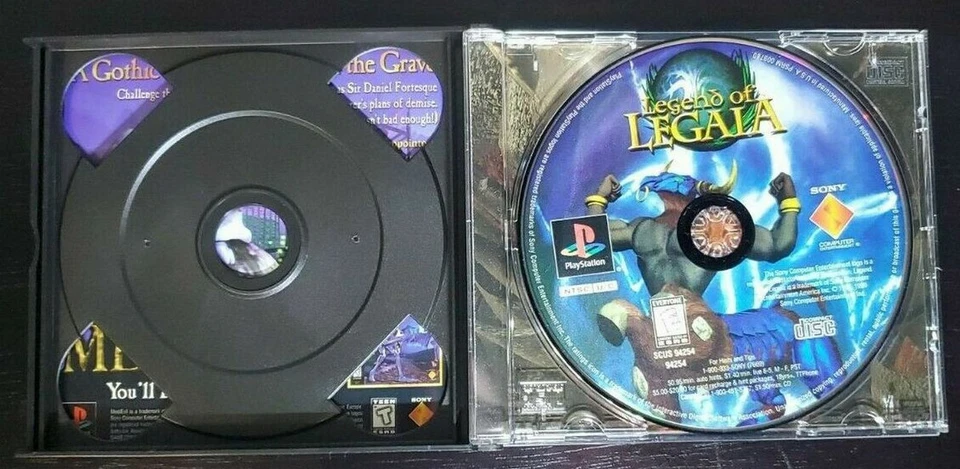Legend of Legaia (SONY PlayStation 1, 1999) PS1 2 PSX PRISTINE COMPLETE NEW MINT - Image 3 of 4