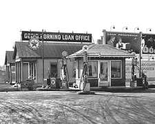 1925 TEXACO GAS STATION Classic Retro Picture Photo 6"x8"