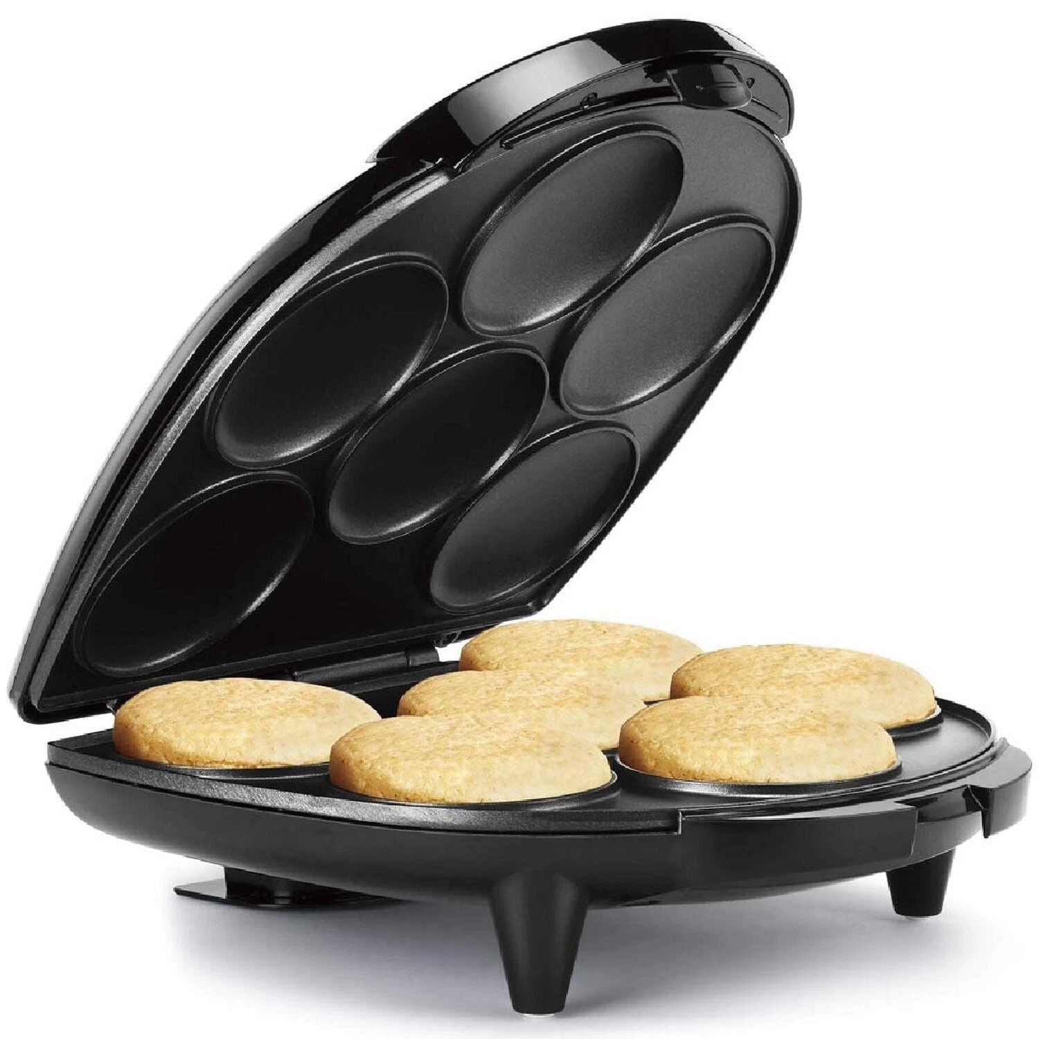 Holstein Housewares Arepa Maker - Non-Stick 6-Section Multi-Food Maker - Make...