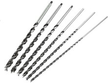 Profi Holzbohrer Satz Schlangenbohrer 6-12 mm x 300 mm Spiralbohrer Balkenbohrer