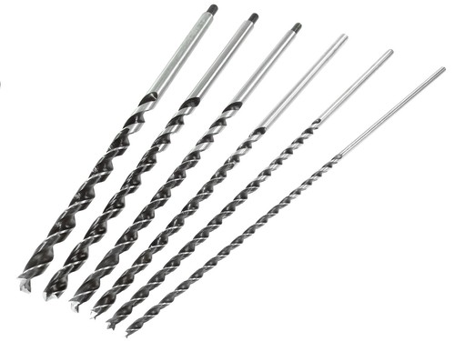 Holzbohrer-Set 7-teilig – 4 Bis 12 Mm, 300 Mm Lang, Für Balken & Weichholz