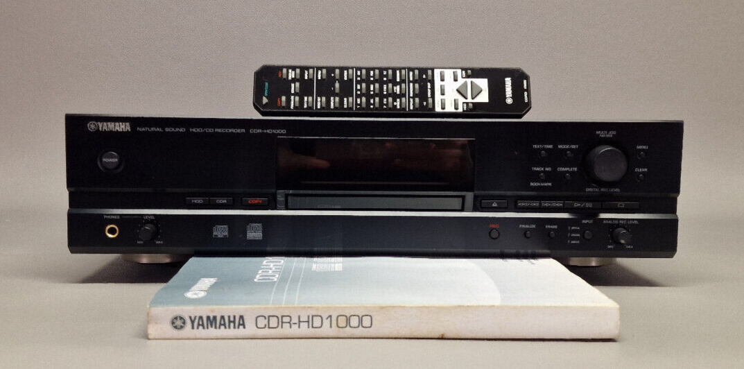 Yamaha CDRHD1000 Natural Sound HDD/CD Recorder with Remote Boxed eBay