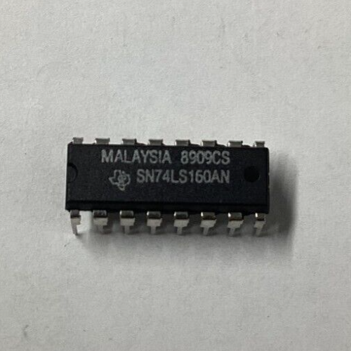 Set of 1 Pieces IC SN74LS160AN SN74LS160, 74LS160 16 pins DIP | eBay
