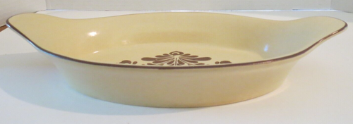 Pfaltzgraff Village Brown & Cream 22oz 11" Augratin - Picture 2 of 9