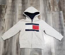 Boys Tommy Hilfiger Zip-up Hooded Sweatshirt Size 4