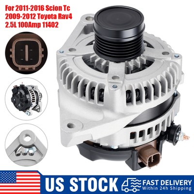 Alternator for Scion tC 2011-2016 Toyota Camry 2012-2015 RAV4 2009-2012 L4 2.5L~