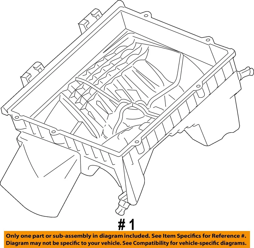 Conjunto de filtro de aire usado se adapta a: Buick Lacrosse 2015 2,4 L emisiones California op Foto 4 de 4
