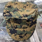 USMC Marine Corps Cover Garrison Marpat Woodland Hat Sz Medium