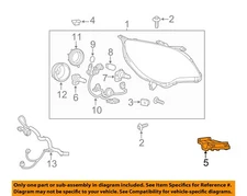 Chevrolet GM OEM Headlamp-Front Lamps-Headlamp Assembly Bracket Right 20838551