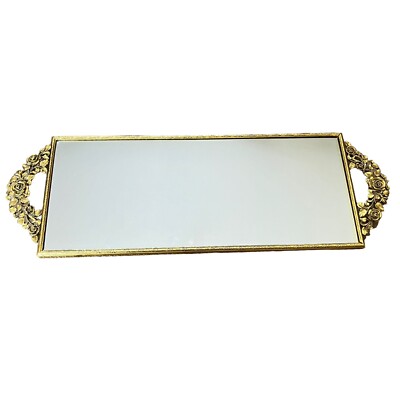 Vintage Matson 24k Gold Plated Rose Filigree Vanity Tray Dresser Home Decor | eBay Vintage Matson 24k Gold Plated Rose Filigree Vanity Tray Dresser Home Decor | eBay
