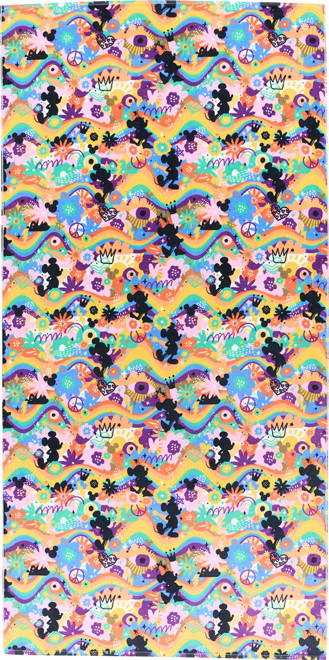 DISNEY MICKEY MOUSE RAINBOW PRIDE BEACH BATH TOWEL NEW