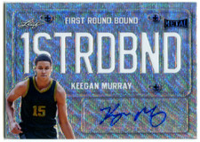 2021-22 Leaf Metal Basketball Keegan Murray 1ST Round Bound Silver Rookie Auto