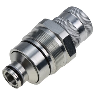 7246802 Female Flat Face Hydraulic Coupler ½'' for Bobcat S590 T140 4BD4FH Block
