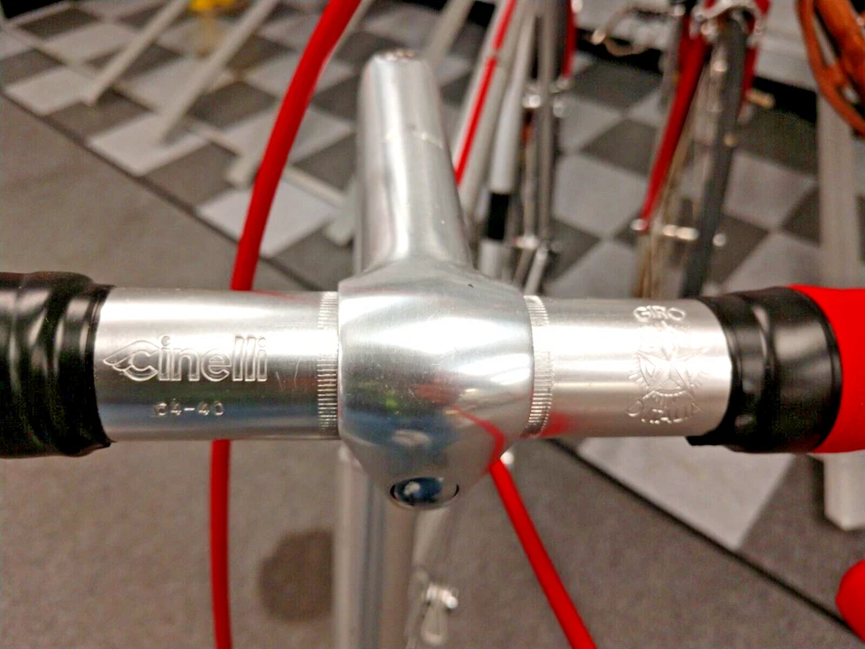 62cm Vintage Alan Bicycle w/Mostly Campagnolo Nuovo Record Parts Eroica - Image 4 of 4