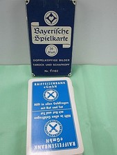 Bayerifche Spielkarte Tarock Schafkopf  36 Blatt Doppelkopfige Bilder Rundecken