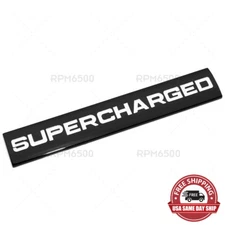 For Range Rover Supercharged Black Letter Car Sport Liftgate Logo Emblem Badge