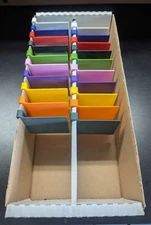 Card Divider with Retaining Clip