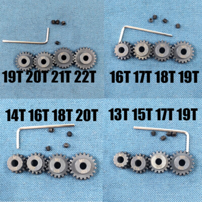 Set Pignoni In Acciaio Mod 1 5mm – 13T-22T Per Arrma Senton E Kraton 6S, Scala 1:8